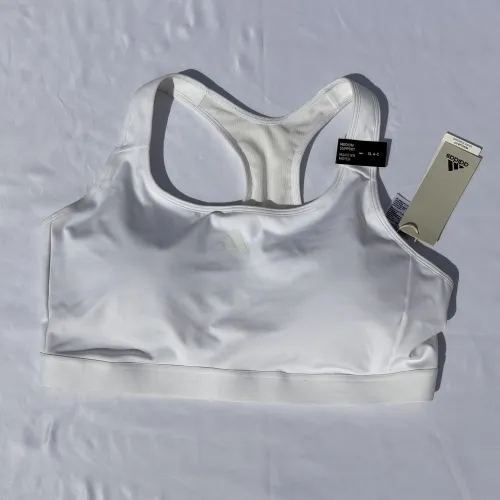 Top deportivo Adidas blanco